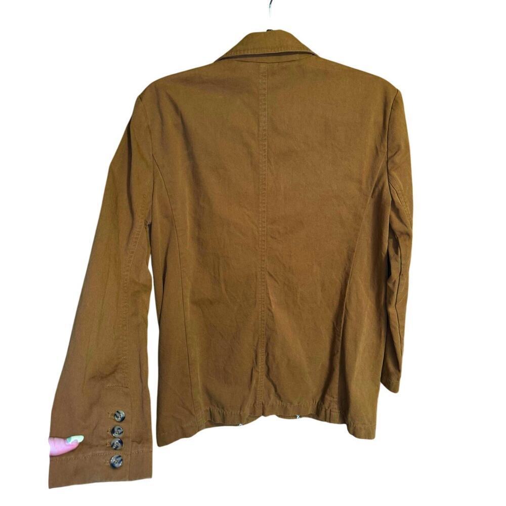 Solid & Striped The Beach Blazer Washed Chino Camel Brown Size XS - Picture 6 of 10